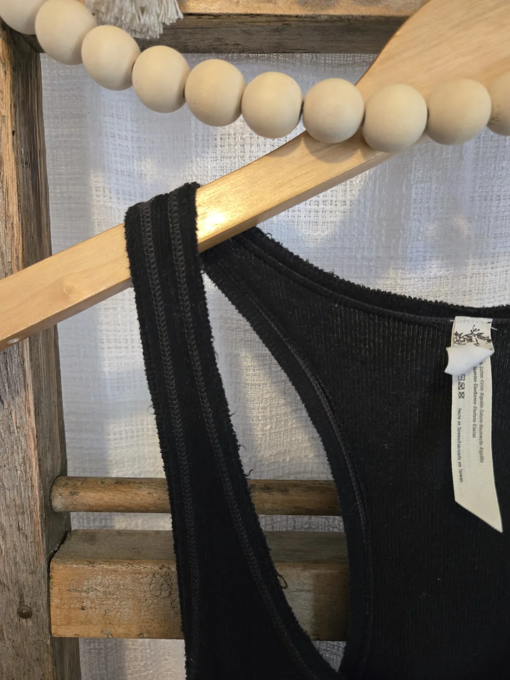 Free People Black Racerback Tank